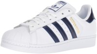 adidas Originals mens Super Star Sneaker, White/Collegiate Royal/Gold Metallic, 9.5 US