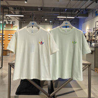 Adidas Originals Nam Nữ Thoải Mái Cổ Tròn Thoáng Khí Thể Thao Áo Thun Nữ Tay Ngắn IK8627 IK8628