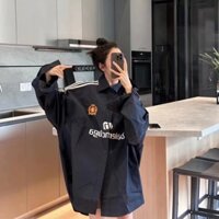 Adidas Originals X Balenciaga Áo Sơ Mi Nữ Tay Dài Thời Trang Thêu Logo Nam Tay Dài