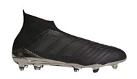 adidas Predator 18+ FG Soccer Cleat (Men's), 9.0 D(M) US, Core Black/Core Black/Real Coral