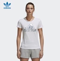 Adidas2019 Cỏ Ba Lá Ban Đầu Trang Mới Lớn Logo Cổ Tròn Thoáng Khí Thể Thao Ngắn Tay DJ1963-50