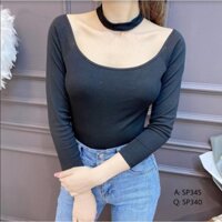 ADIOS  Áo cổ rời phong cách, áo thun cổ rời năng động cá tính SP345 💝