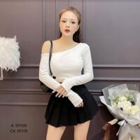 ADIOS  Chân váy công sở xếp ly, chân váy công sở ngắn dáng xoè SP319 💝