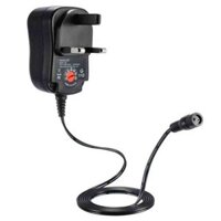 Adjustable voltage switch power adapter charger 12W UK Plug