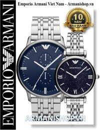 ⌚️Đồng Hồ Cặp Đôi Emporio Armani AR1648 - AR11091