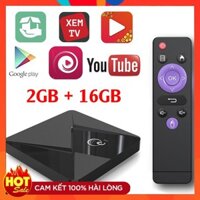 Adroid TiVi Box Mini Q1 Android 10.1 Ram 2G Rom 16G Độ Phân Giải HD 4K Kết Nối Trực Tiếp Wifi - Bảo Hành 12 Tháng