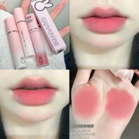 Adsm / hồng Macaron Lip Mud Velvet Soft Matte Lip Glaze Làm trắng môi không khô Son môi Son bóng công dụng kép Học sinh