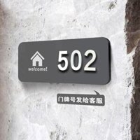 Adsm / house Biển Số Hộ Gia Đình Khách Sạn Số Phòng Khách sạn Tấm Nhắc Số Miếng Dán Biển Hiệu Sáng Tạo Tùy Chỉnh