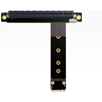 ADT-Link PCI-E 3.0 Riser Card 32G/BPS M.2 NGFF NVMe to PCIe X16 Extension Cable SATA Power Cable Support M.2 PCIE X4 Full Speed Channel for BTC Min...