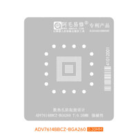 Adv7614bbcz-bga260 AMAOE BGA Stencil Thu Xử Lý Video IC Chip Sửa Chữa Lưới Thép Thiếc Cây Lưới Lưới Hàn Làm Lại Tấm Chống Trống-up