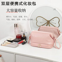 Advanced Sense ins Brush Women's Storage Toiletry Bag Makeup Bag Large Capacity New Model2023Portable Waterproof Makeup