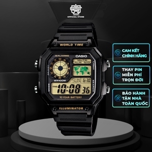 Đồng hồ nam Casio AE-1200WH - màu 1BVDF, 1AVDF