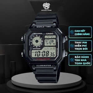 Đồng hồ nam Casio AE-1200WH - màu 1BVDF, 1AVDF