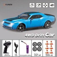 Ae86 4WD RC Drift Xe Toyota GTR Dodge Đua Xe Mô Hình Đồ Chơi 2.4G Điều Khiển Từ Xa Thể Thao Mô Phỏng Đồ Chơi Ô Tô