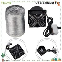 Aebydeh 1 Cái Hút Hút Khói, Ống Thông Gió Không Khí Có Ống USB Quạt Hút, Bền Đơn Giản Mini Có Thể Điều Chỉnh Tốc Độ Cửa Sổ Máy Hút Phòng Tắm Nhà Bếp Công Nghiệp