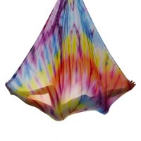 Aerial Yoga Hammock 5.5 Yards Premium Aerial Silk Fabric Yoga Swing for Antigravity Yoga Inversion Include Daisy Chain,Carabiner and Pose Guide
