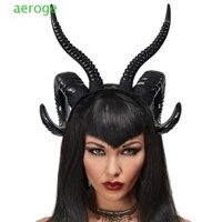 Aerogem Halloween Cừu Sừng Đầu, Mũ Halloween Cosplay Đạo Cụ Ảnh Cosplay Băng Đô Cosplay, Băng Đô Quấn Tóc Sừng Quỷ Vật Dụng Trang Trí Halloween Đạo Cụ Biểu Diễn Sân Khấu
