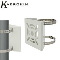 Aerokim Bên Ngoài Camera Quan Sát Sắt Vòng Chân Đế Giám Sát Video Cực Gắn Cột Giá Đỡ Stent Kim Loại