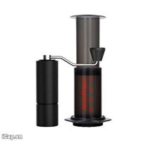 Aeropress và máy xay cà phê tay Timemore C3 | Combo 02 du lịch