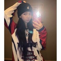 Aespa KARINA DUCKDIVE 2022 Phong Cách Mới Thể Thao Đa Năng Nam Nữ Áo Hàn Quốc