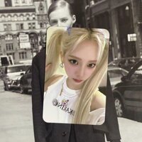 Aespa Liu Zhimin EL Bonus Card mini Zha Golden Double Ponytail Real Object Đẹp #XK0217#