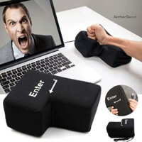 Aetherdecor Nút Nhập Lớn Chạy Bằng USB Giảm Căng Thẳng Nhập Lớn Đồ Chơi Chìa Khóa Công Thái Học Nhập Nút Gối Bọt Biển Đệm Trang Trí Máy Tính Để Bàn