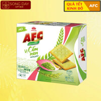 AFC bánh Cracker dinh dưỡng vị cốm non – Hộp giấy 261g