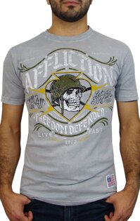 Affliction Men's Freedom Defender Battalion Short Sleeve Reversible Tee