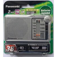 ⚡️FLASH SALE 50%⚡️{ Hàng chính_hãng}Đài Radio chạy pin Panasonic (FM/AM) RF-P150DBAGA kèm 2 viên pin R6NT