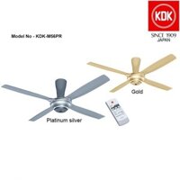 ⚡️FLASH SALE 50%⚡️{ Hàng chính_hãng}Quạt Trần 4 cánh KDK M56PR - chiều dài ti quạt 30cm
