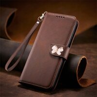 Aflip Leather Cho Samsung Galaxy A9Pro A8 plus A9 2018 A70 A10 A01 A8 star A8 + Ốp Điện Thoại Flip Cover Khe Chống Sốc Da TPU ✷ ❈ Vỏ Lật Bướm Có Khe Cắm Thẻ