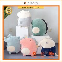 ❤️Free Ship❤️ Bộ chăn gối văn phòng gấu bông hình thú siêu đẹp - hàng đúng chất lượng