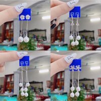 ❤️FREE SHIP❤️ Bông Tai Bạc 925, Bông Tua Dài Sang Trọng