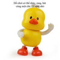 ❤️Free Ship❤️ Đồ chơi vịt con điện tử biết hát lắc lư theo nhạc cho bé - hàng đúng chất lượng