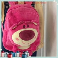 ❣️FREESHIP❣️ Ba Lô Đi Học Hình Gấu Dâu Tây Nhồi Bông Dễ Thương Phong Cách Hàn Quốc Nhật Bản Cho Nữ Sinh Trung Học.