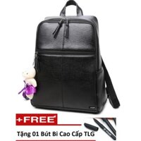 ❤️FREESHIP❤️🚛 Ba Lô Nữ Da Đồ Da Thành Long TLG 205980 (Đen) Tặng 01 Bút Bi Cao Cấp TLG