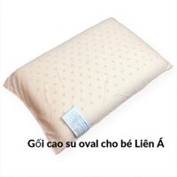 ❤️FREESHIP❤️ Giảm giá Gối cao su chính hãng Liên Á Oval cho bé êm ái chống đau vai cổ chống móp đầu