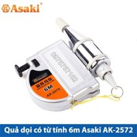 ⚜️FREESHIP⚜️ Quả dọi có từ tính 6m Asaki AK-2572 (Lập lòn từ tính)
