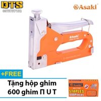 ⚜️FREESHIP⚜️ Súng bắn ghim có tăng lực, bắn 3 kiểu ghim П U T  Asaki AK-7106 - Súng bấm ghim 3 tác dụng đa năng