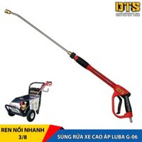 ⚜️FREESHIP⚜️ Súng rửa xe cao áp Luba G-06 cho máy xịt rửa, rửa xe công nghiệp, áp lực 5000PSI, ống Inox cao cấp (Dài 110