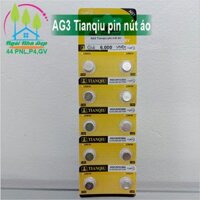 AG3 Tianqiu pin nút áo