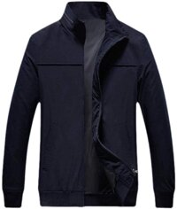 Againl Mens Slim Fit Lightweight Softshell Zipper Flight Bomber Jacket Coat