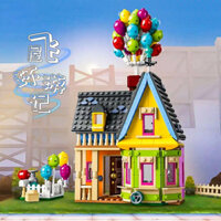 Agaric Phong Cách Cảnh Lắp Ráp Tương Thích Khối Xây Dựng Lego Nhà Bóng Bay Du Lịch Ghi Chú Lắp Ráp Đồ Chơi Giáo Dục Disney Công Chúa Series Bé Gái Y84