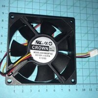 AGC08025F12J Quạt 12V 0.07A 80x80x25mm CROWN 3 dây đầu cắm B2
