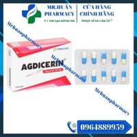 Agdicerin 50mg (Hộp 3 vỉ x 10 viên) – Thuốc điều trị thoái hoá khớp gối, thoái hoá khớp