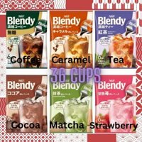 AGF Blendy Potion Coffee Caramel Trà đen Matcha Ca cao Dâu tây Bộ so sánh 6 loại uji Matcha au lait, cacao au lait, dâu au lait,trà,caramel cà phê [Cà phê đá] thử nghiệm lạnh giá tốt nhất