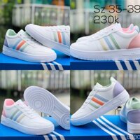 ✔️GIÀY BATA NỮ TRẮNG SỌC MÀU   .