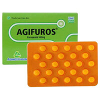 Agifuros 40mg điều trị tăng huyết áp khi có tổn thương thận, phù do tim