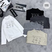 AGN102 - ÁO GN đại CHO BÉ 9 hình đồ ăn ABAO Test