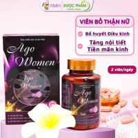 Ago Women bổ thận âm, giúp điều kinh bổ huyết tăng ham muốn phụ nữ tiền mãn kinh ND [60 viên]